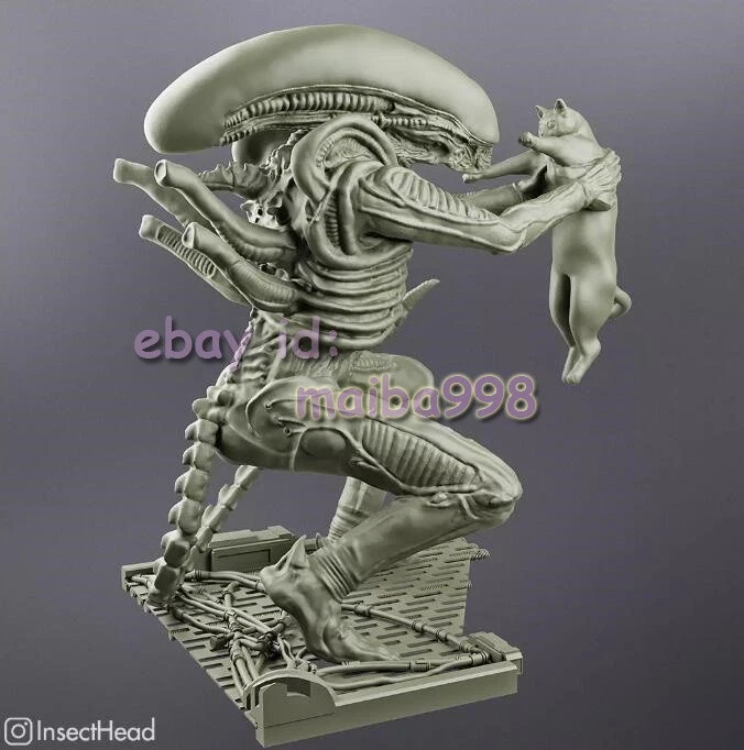Alien xenomorph 3D Print Garage Kit Figure Model Kit Unpainted Unassembled GK - Image 3 of 4