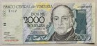 Venezuela 2000 Bolivares 1998 Unc
