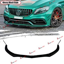 Für 2015-2022 Mercedes-Benz C-Klasse W205 AMG C63 Frontspoiler Lippe Schwarz Für 2015-2022 Mercedes-Benz C-Klasse W205 AMG C63 Frontspoiler Lippe Schwarz