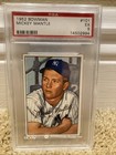 1952 Bowman #101 Mickey Mantle Yankees HOF PSA 5 - EX