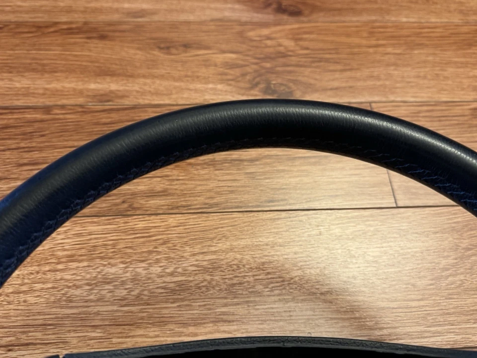 Volante de cuero negro OEM 2007-2009 Mercedes-Benz W211 W219 E350 CLS Foto 3 de 4