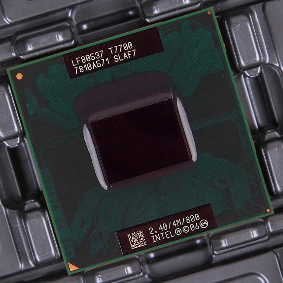 Intel Core 2 Duo T7700 Processor 2.4GHz Socket P, Socket M CPU 35W 800MHz - Image 2 of 4