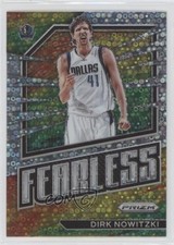2022-23 Panini Prizm Fearless Fast Break Prizm Dirk Nowitzki #9 HOF 0t30