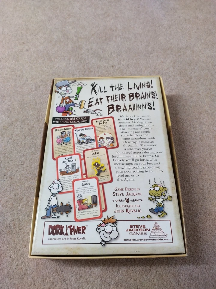 Munchkin Zombies -Steve Jackson Games -Fantasy Fun Family Card Game, 1st Edition - Image 2 of 4
