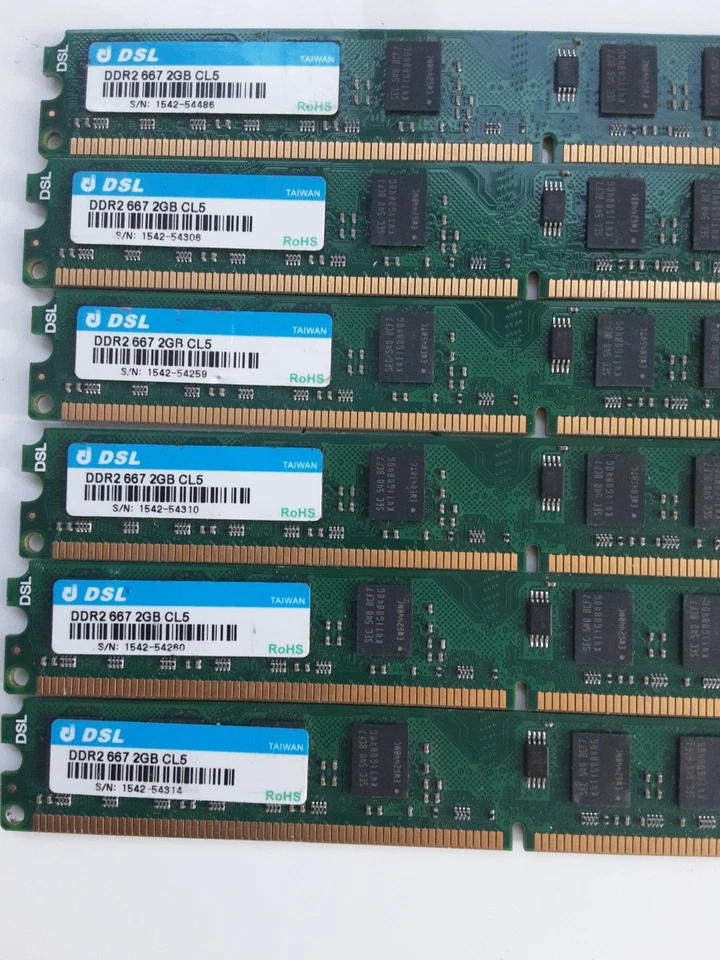 DSL DDR2 667 2GB CL5 Memory RAM - Immagine 2 di 4