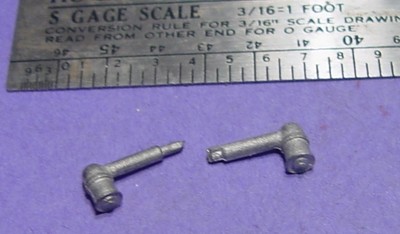 S SCALE Sn3 1/64 TANK CAR DOME VENTS WISEMAN MODEL SERVICES DETAIL PARTS: S420