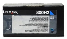 Lexmark 800H2 Cyan High Yield Toner Cartridge