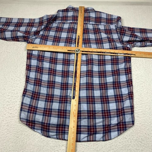 Tommy Hilfiger Shirt Mens Large Multicolor Plaid Button Down Long Sleeve - Picture 7 of 10