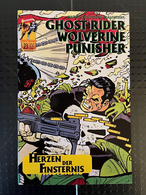 Marvel Crossover 23 Marvel Deutschland 2001 NM Ghost Rider Wolverine Punisher