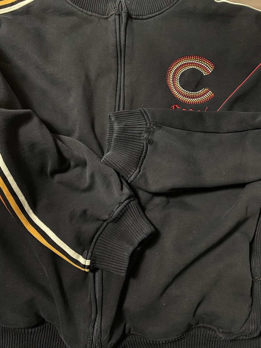 Coogi Track Jacket Vintage 90s Full Zip Vtg Coat Black Men's