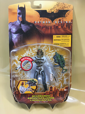 BATMAN BEGINS ~ SCARECROW - ESPANTAPAJAROS - L'EPOUVANTAIL  ACTION FIGURE MATTEL