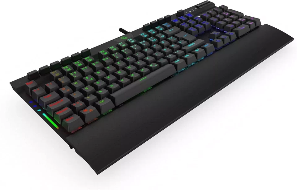 PUSAT K3 Pro Mechanical Gaming Keyboard RGB Lighting, Multi-Media Controls, Wris - Image 2 of 4