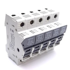 Lot of 5 Wohner 31298 Fuse Holder, 1-Pole, 600V 30A, For Class CC Fuse