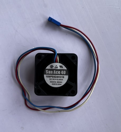 original SanAce 40 109P0424J3D013 24V 0.18A 4CM 4028 3-wire with detection inverter cooling fan