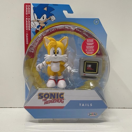Jakks Pacific Sonic The Hedgehog Classic Tails with Power Sneakers Box Figure