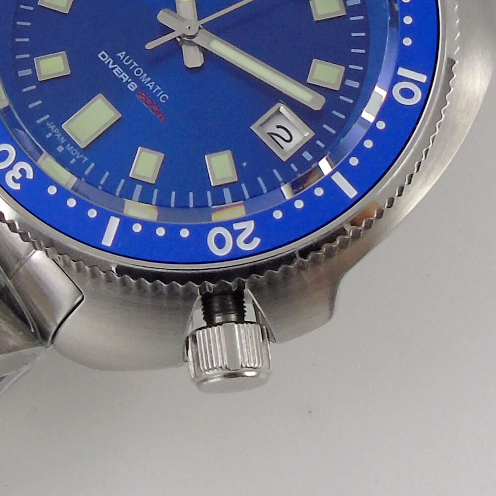 44 Mm Tandorio Sterile Blaue Zifferblatt Armband NH35