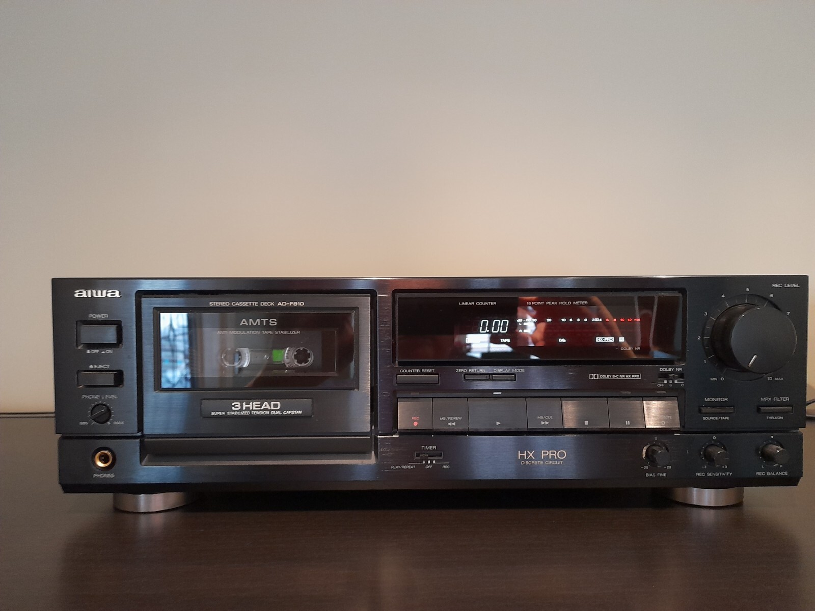 Aiwa ADF810 3 head stereo cassette deck (not working) eBay