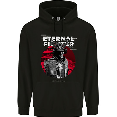 Samurai Fighter Skull MMA Mixed Martial Arts Kinder Kids Hoodie