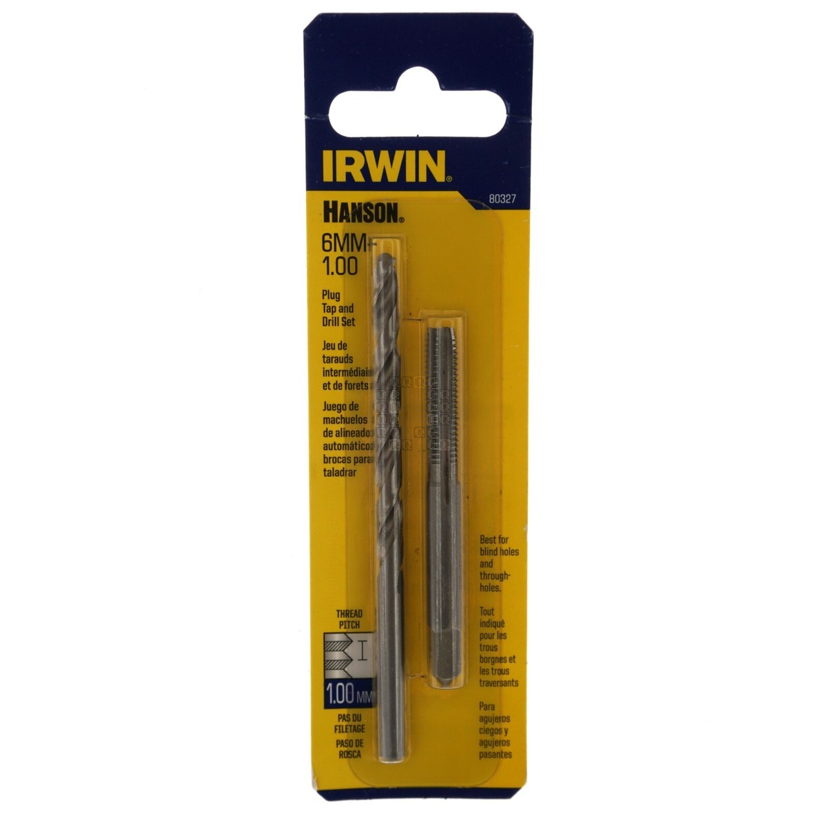 Irwin Hanson 80327 6mm-1.00 Plug Tap and 5mm Drill Bit Set | eBay