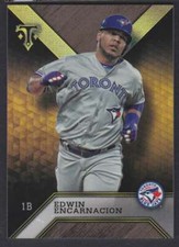 2016 TOPPS TRIPLE THREADS EDWIN ENCARNACION TORONTO BLUE JAYS #63