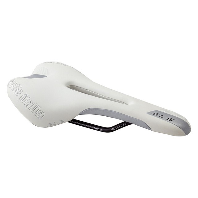 Selle ITALIA SLS Flow Bicycle Seat Saddle Road CX White FEC Alloy Rails for  sale online | eBay