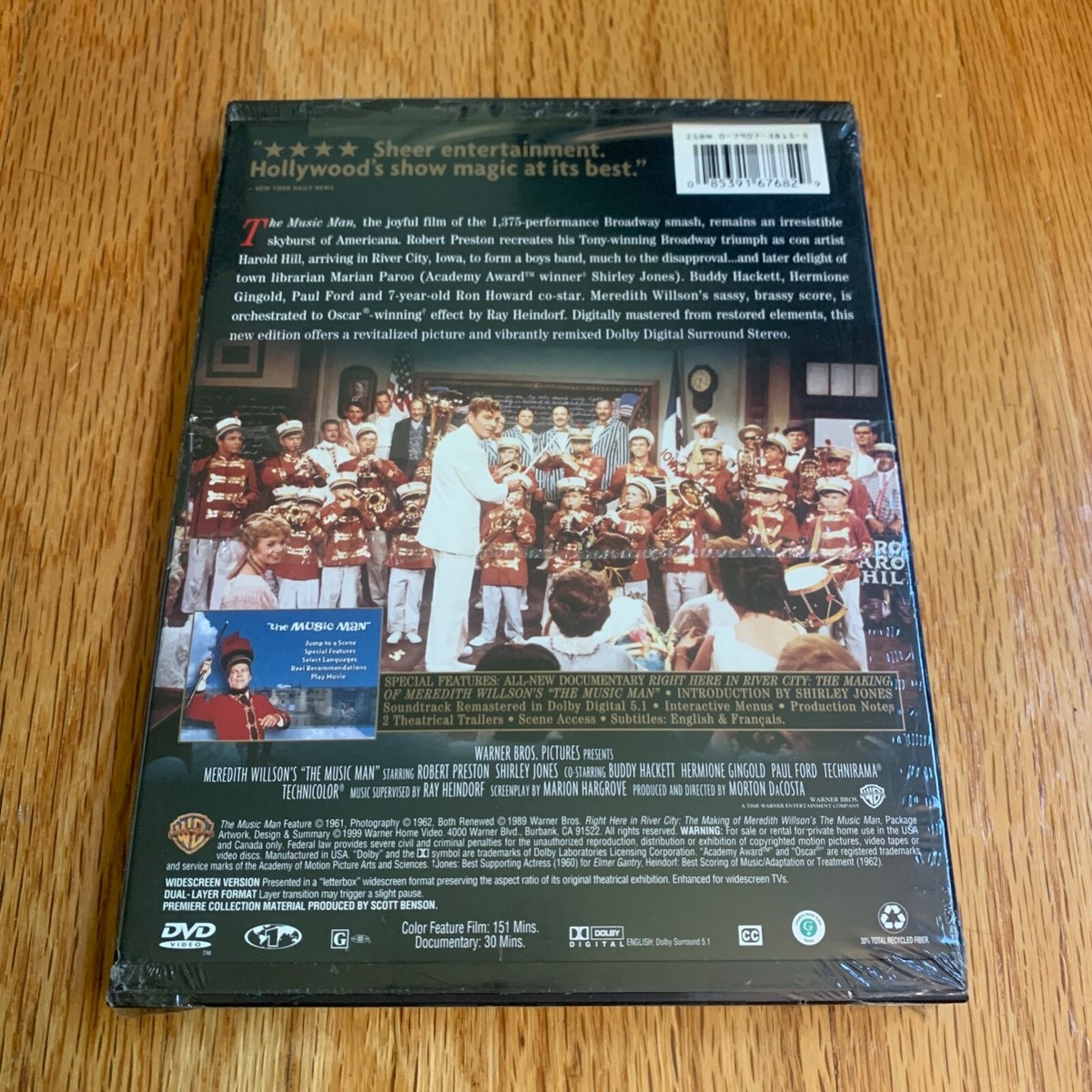 The Music Man DVD (Special Edition, Warner Brothers) SEALED | eBay