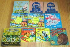 10 Reel Film Lot in Boxes the chimp's jamboree circus boxing travel