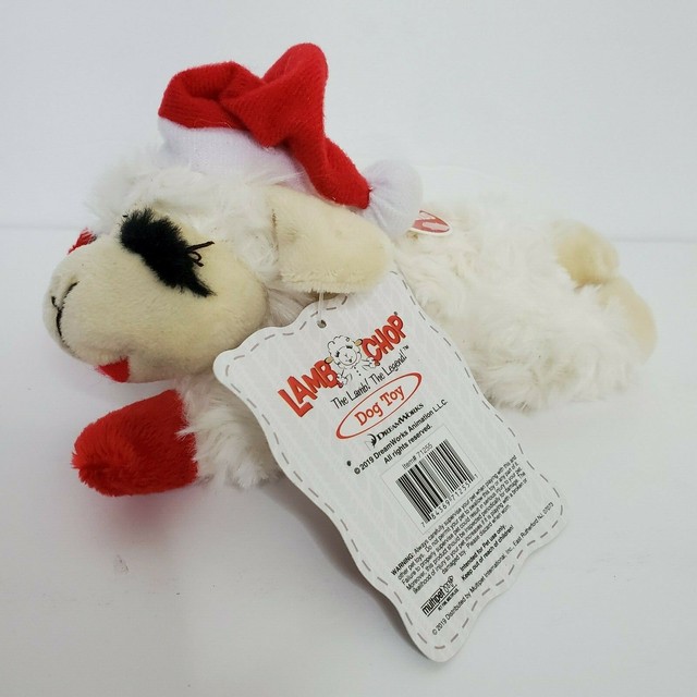 2013 Multipet 20â Christmas Lamb CHOP With Santa Hat Squeaky Plush Dog Toy for sale online | eBay