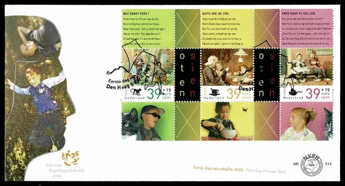 SG05 NETHERLANDS 2006 Two FDC's MS summer charity