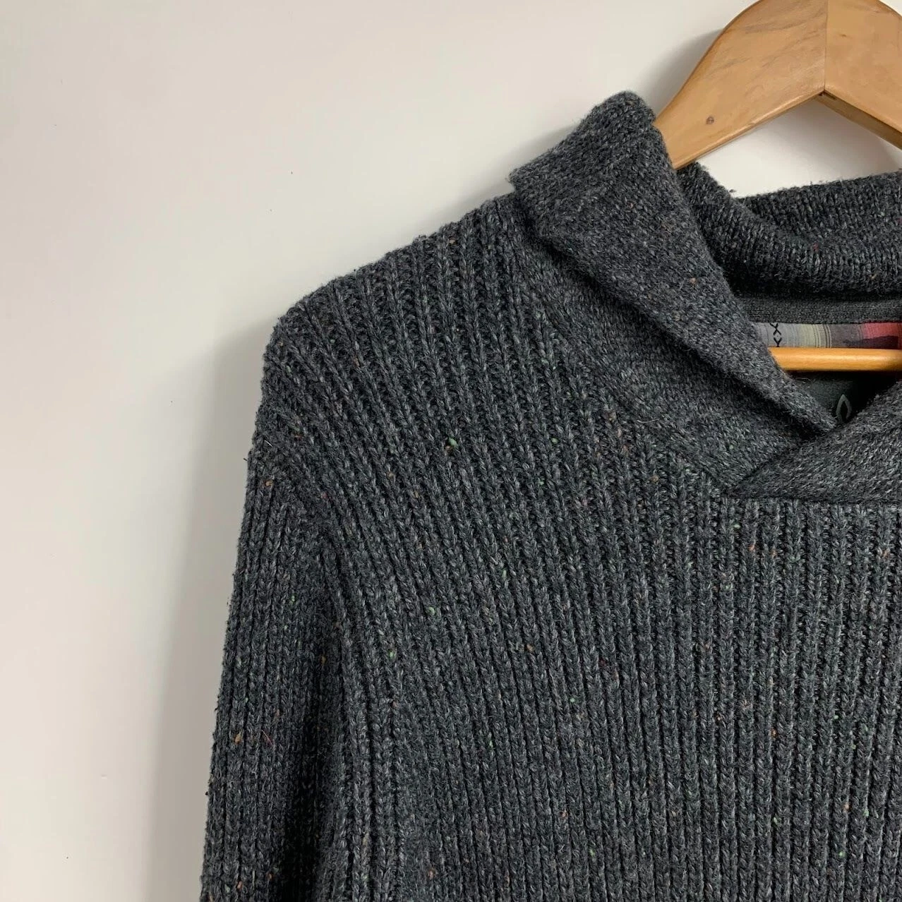 prana ribbed organic cotton pullover long sleeve hoodie