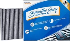 Spearhead Odor Defense Breathe Easy AC & Heater Cabin Filter | Fits Various 2016