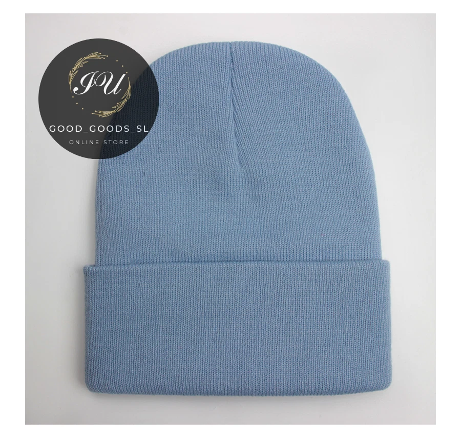 Beanie Autumn Winter Wool Blends Soft Warm Knitted Cap Men Women Hat