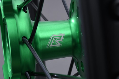 Cerchio Anteriore Completa Enduro Verde KAWASAKI KX 450 F KXF 2006-2018 1,6"x21" - Picture 5 of 6