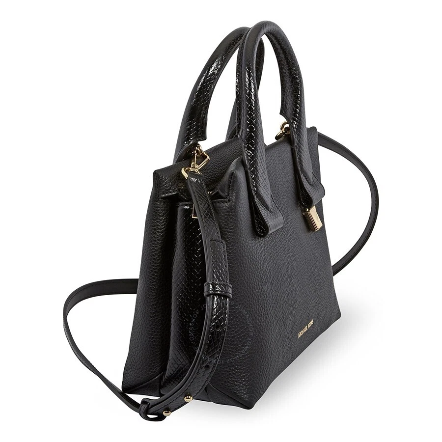 Michael kors rollins clearance sm satchel bag black