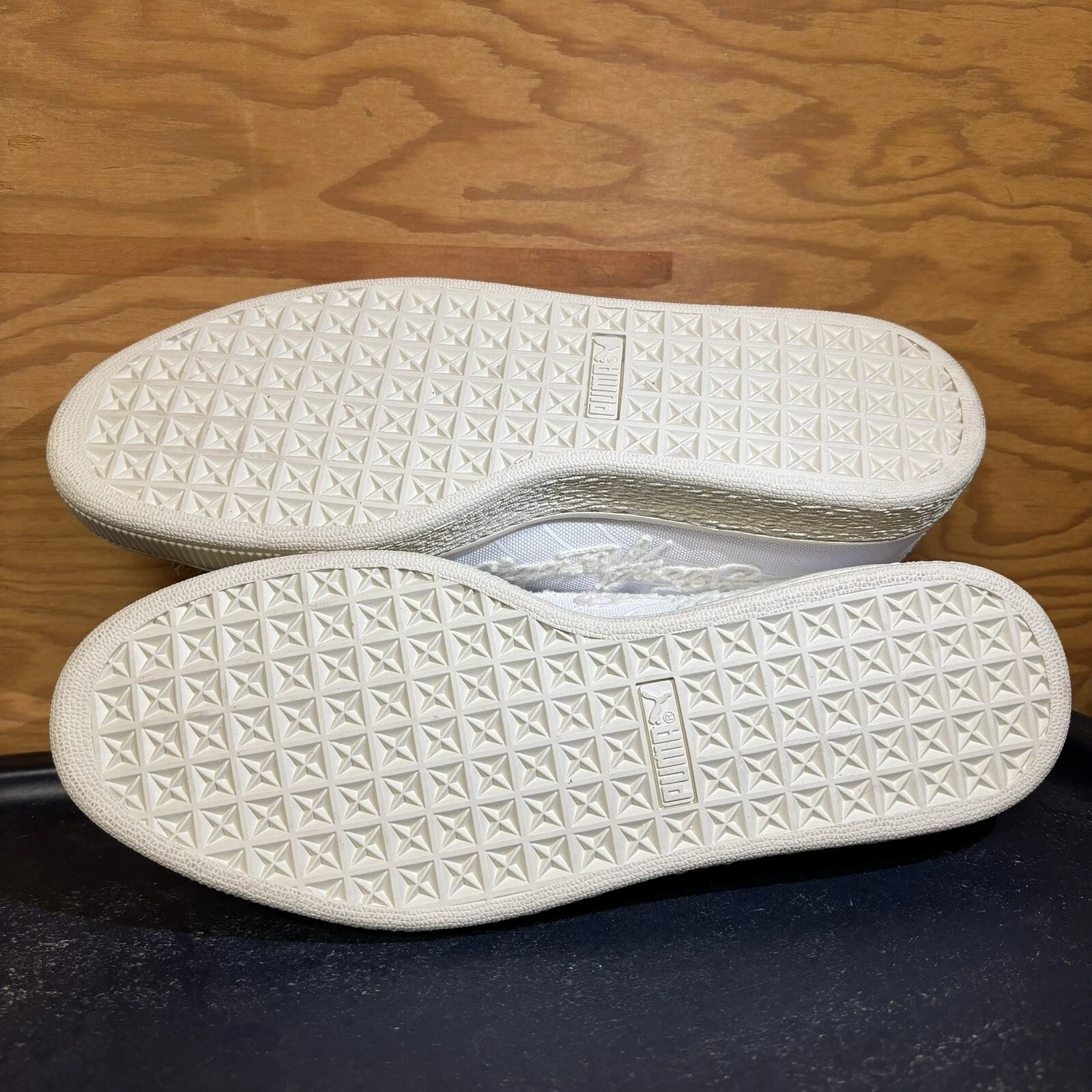 Scarpe da ginnastica bianche lifestyle Puma in pelle scamosciata X DSM Starts lunedì taglia 8