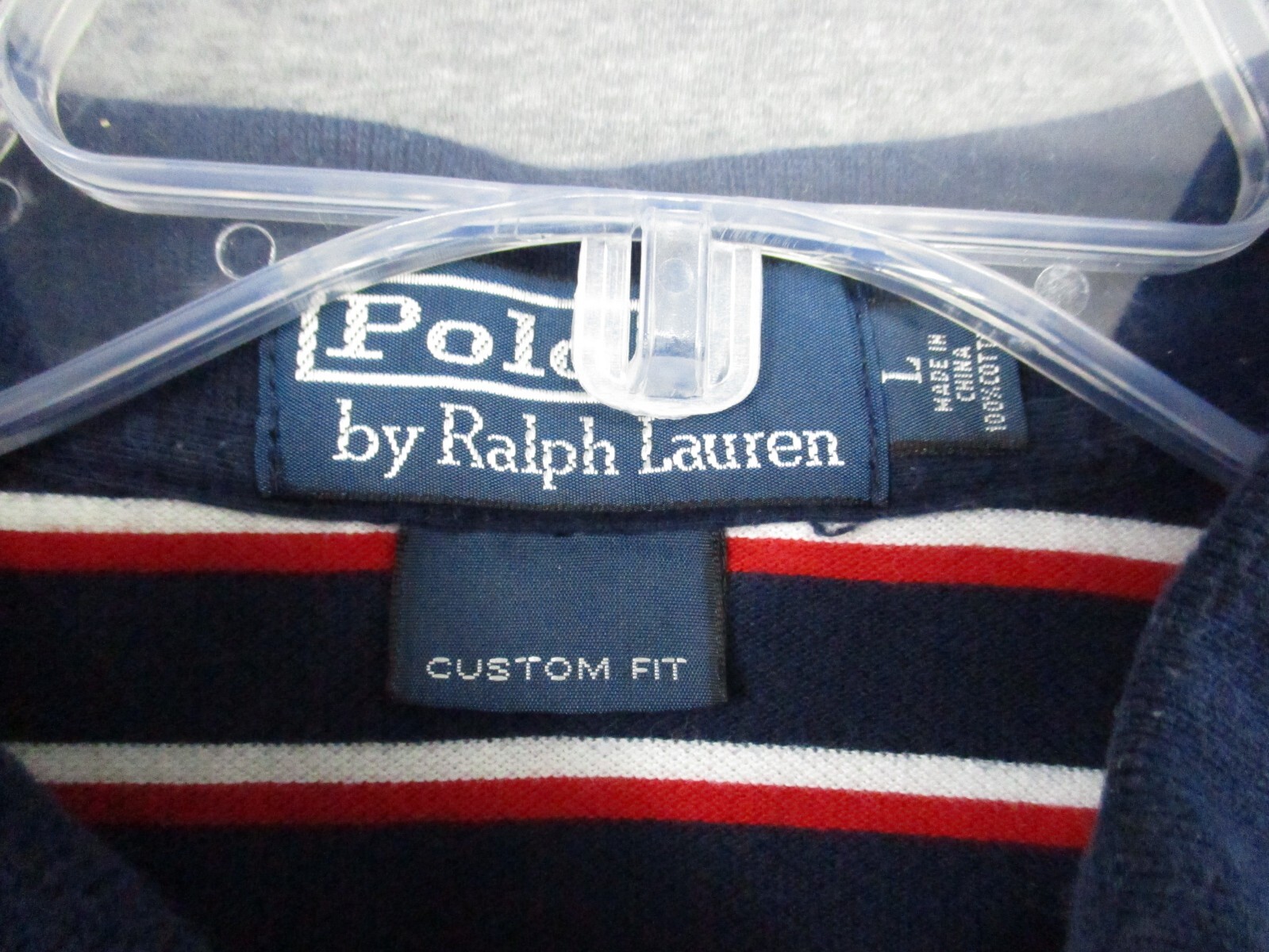 Polo Ralph Lauren camicia grande uomo vestibilità personalizzata manica corta righe pony