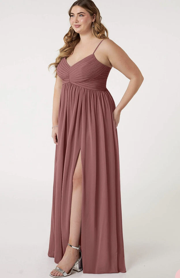 Azazie подружки невесты платье Алия аметист размер 16 короткий заказ размер - Изображение 3 из 4