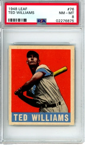 1948 Leaf Ted Williams Baseball Cards