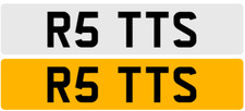 Audi TTS RS Cherished Plate Personalised Plate