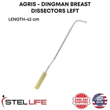 Agris Dingman Breast Dissectors Left 42cm Stainless Steel Plastic surgery Tools