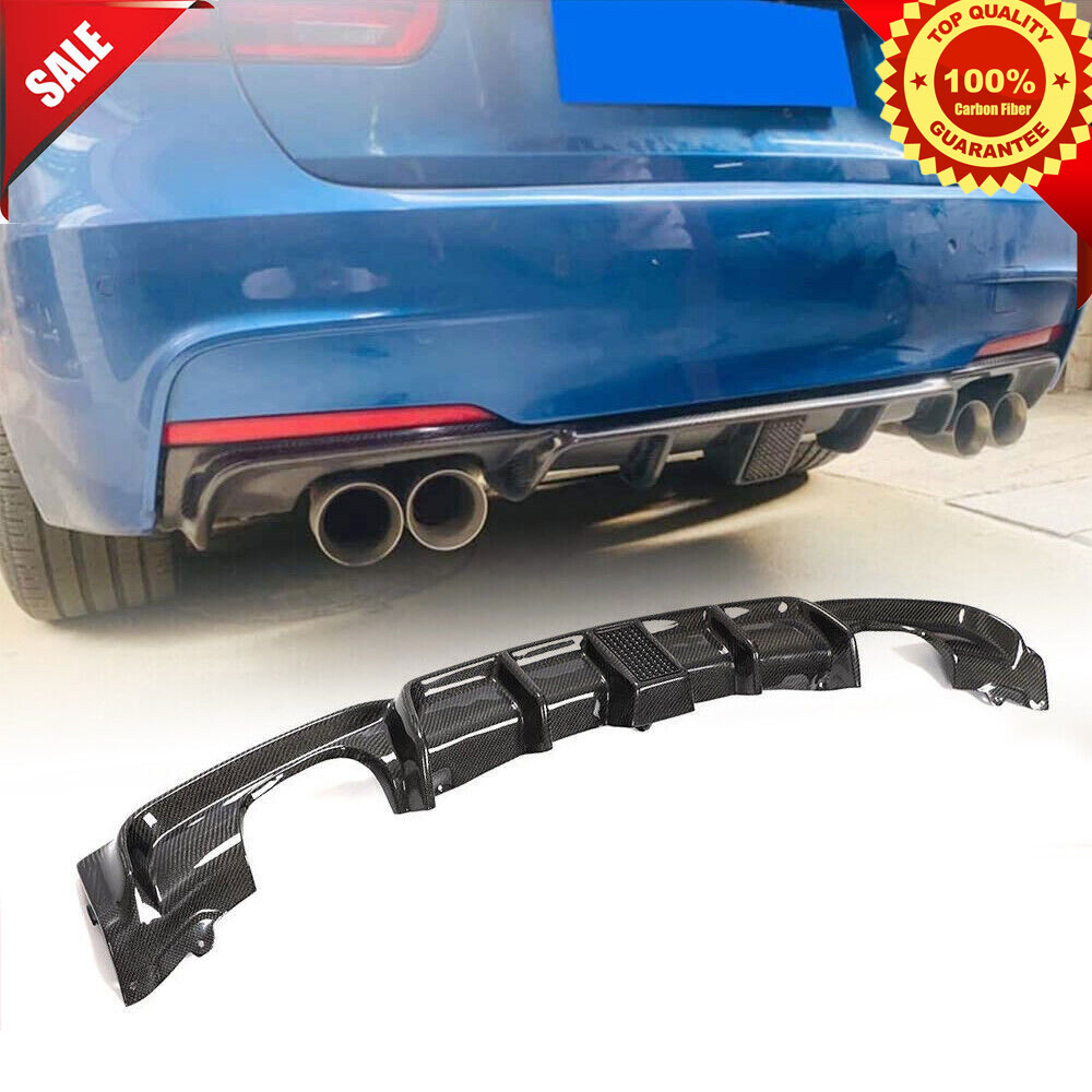 Carbon Fiber Rear Bumper Diffuser Lip For BMW 3 Series F30 F35 M Carbon Fiber Rear Bumper Diffuser Lip For BMW 3 Series F30 F35 M