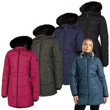 Dare2b Striking Iii Womens Jacket Waterproof Insulated Luxe Coat Longer Length