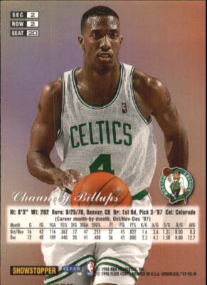 1997-98 Flair Showcase Row 2 #20 Chauncey Billups | eBay