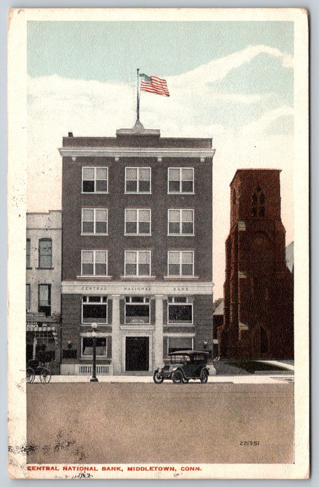 MIDLETON CT CENTRAL NATIONAL BANK c1910 Postcard RARE | eBay UK