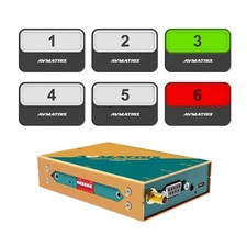 AVMATRIX TS3019-6 200 Meter Wireless Multi-Camera Tally System with 1x Tally Box