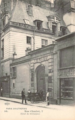 Paris D'Autrefois - Straße Charlot - Hotel De Brévannes