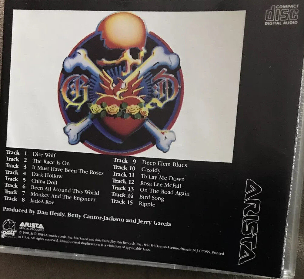 Grateful Dead - For The Faithful - 15 Tracks- RARE- CD￼ - MADE IN