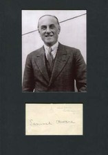 BRITISH POLITICIAN Sir Samuel Hoare autograph, signed album page mounted