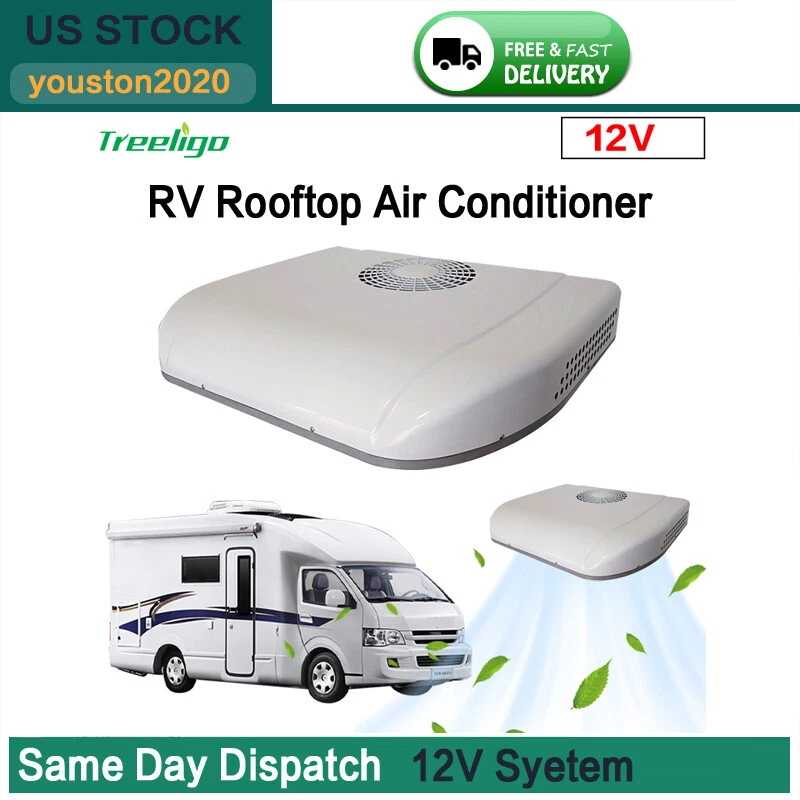 12V 13500 BTU RV Motorhome Roof Top Air Conditioner AC Unit for RV Truck  Caravan | eBay