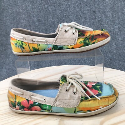 Sanuk Boat Shoes Womens Tropical Sailaway Loafers